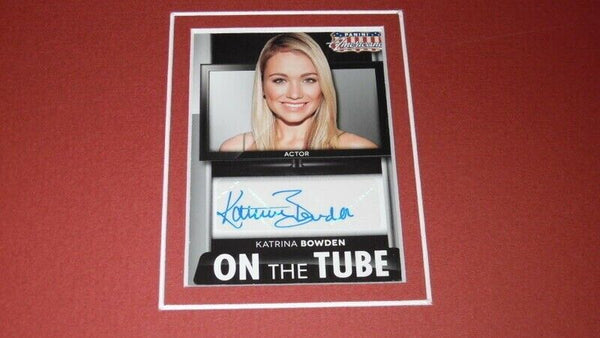 Katrina Bowden Signed Framed 16x20 Bikini Photo Display LEAF 30 Rock