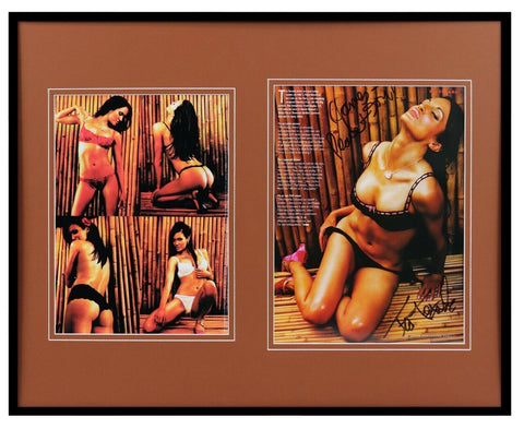 Tia Texada Signed Framed 16x20 Photo Set Third Watch Cruz Inscription