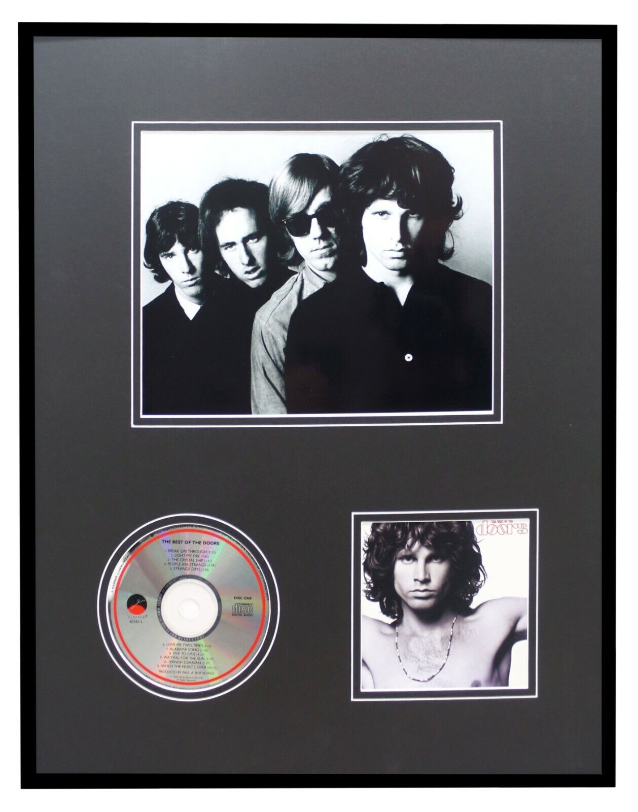 The Doors 16x20 Framed CD & Photo Display