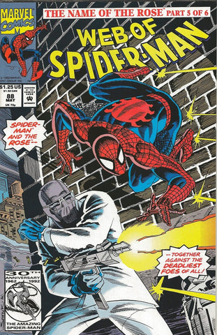 Web of Spider-Man #88 ORIGINAL Vintage 1992 Marvel Comics 