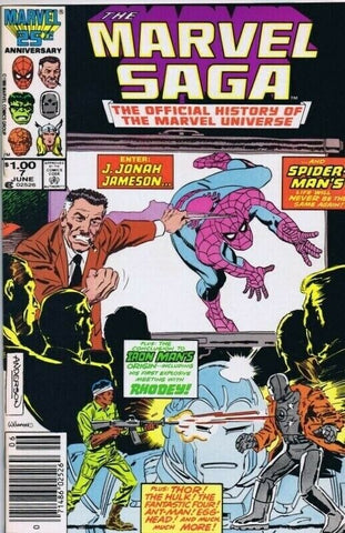 Marvel Saga #7 ORIGINAL Vintage 1986 Marvel Comics J Jonah Jameson