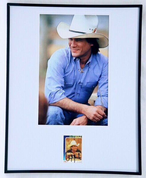 Clint Black Signed Framed 16x20 Photo Display JSA