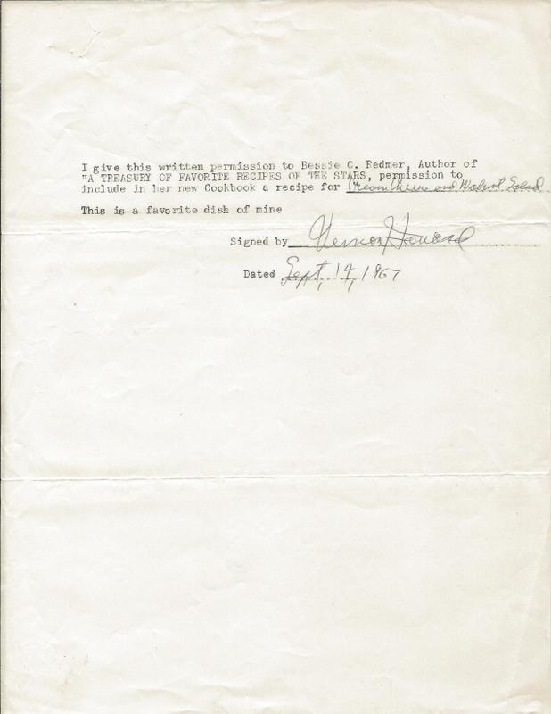 Vernon Howard Signed 1967 Typed Letter