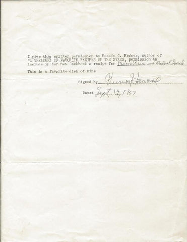 Vernon Howard Signed 1967 Typed Letter