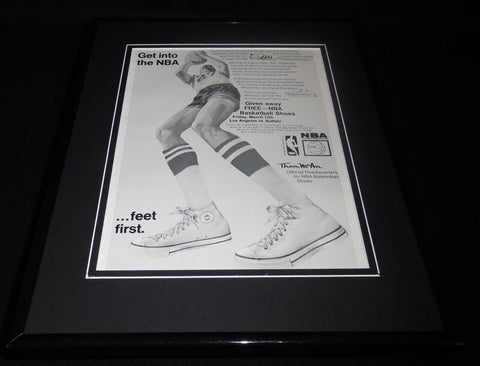 1969 Thom McAn Shoes / NBA Framed 11x14 ORIGINAL Vintage Advertisement