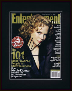 Nicole Kidman Signed Framed 2003 Entertainment Weekly Magazine Full Issue