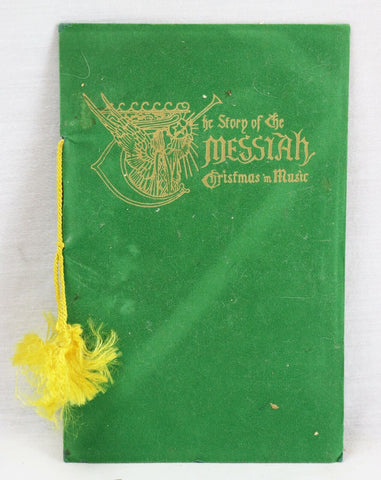 VINTAGE 1952 Story of the Messiah Christmas in Music Book George Handel