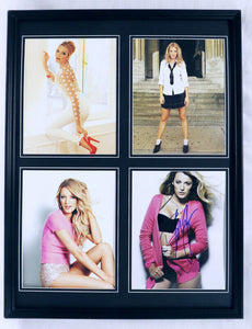 Blake Lively Signed Framed 18x24 Photo Set Gossip Girl 