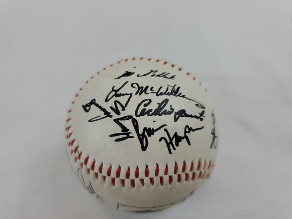 1985 Pittsburgh Pirates Souvenir Team Facsimile Signed Baseball Hot Wheels