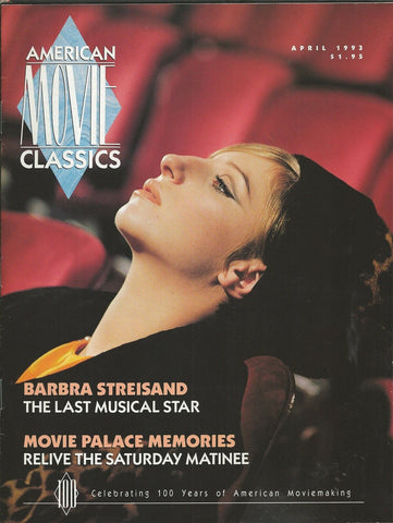 ORIGINAL Vintage Apr 1993 AMC Magazine Barbra Streisand Audrey Hepburn 