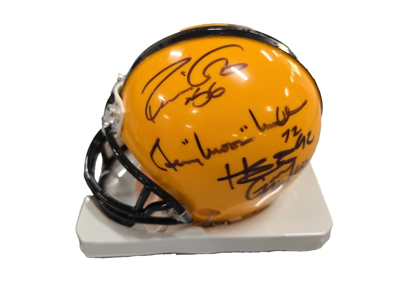 (2) Pittsburgh Steelers Multi Signed Mini Helmets w/ Super Bowl Champs