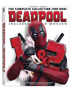 Marvel Deadpool 1 & 2 Complete Collection Blu Ray Ryan Reynolds 4 Disc