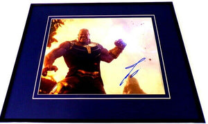 Josh Brolin Signed Framed 16x20 Photo Display AW Thanos Avengers Endgame