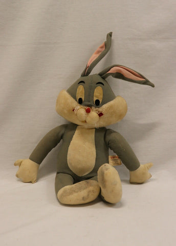 ORIGINAL Vintage 1971 Mighty Star Looney Tunes Bugs Bunny 23" Plush Doll 