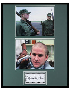 Matthew Modine Signed Framed 16x20 Photo Set Full Metal Jacket 