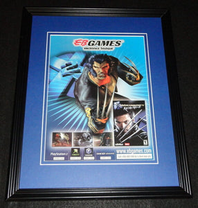 Wolverine's Revenge PS2 Framed 11x14 ORIGINAL Advertisement X Men