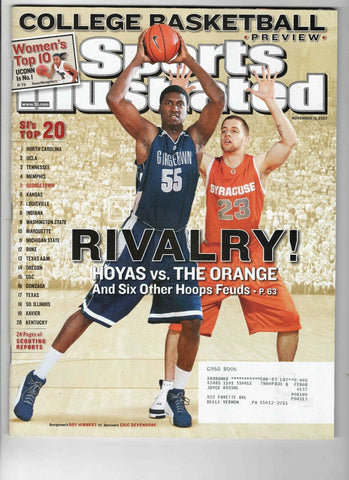 Nov 19 2007 Sports Illustrated Magazine Roy Hibbert Eric Devendorf