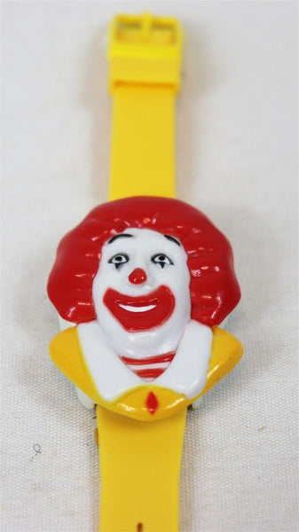 VINTAGE 1980s McDonald's Ronald McDonald Flip Watch