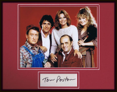 Tom Poston Signed Framed 11x14 Photo Display JSA w/ Newhart cast