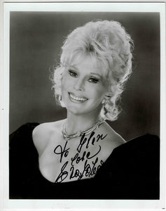 Eva Gabor Signed 8x10 Photo JSA Green Acres Rescuers Aristocrats Match Game E