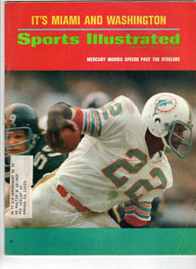 Jan 8 1973 Sports Illustrated Magazine Mercury Morris 17-0 Dolphins