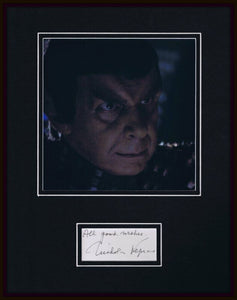 Nicholas Nick Kepros Signed Framed 11x14 Photo Display Star Trek 