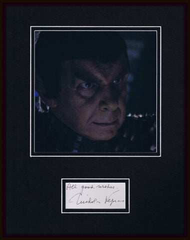 Nicholas Nick Kepros Signed Framed 11x14 Photo Display Star Trek 