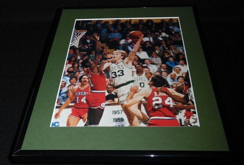 Larry Bird Framed 11x14 Photo Display Celtics vs 76ers