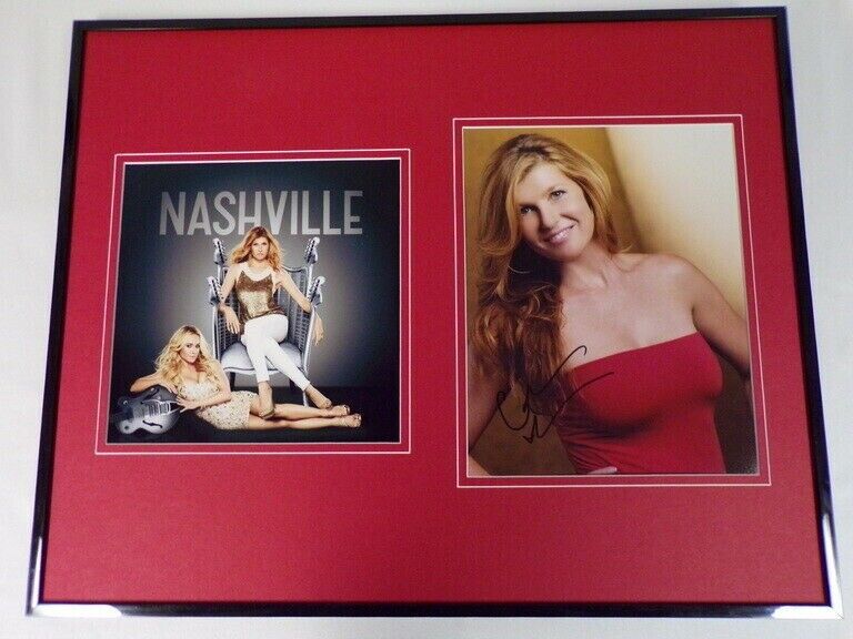 Connie Britton Signed Framed 16x20 Photo Display Nashville w/ H Panettiere