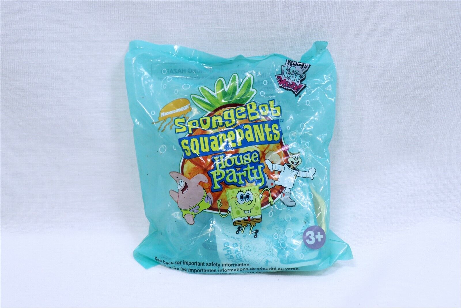 NEW SEALED 2001 Wendy's Spongebob Squarepants House Party Sandy Cheeks Figure