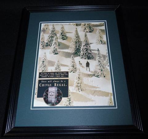 1993 Chivas Regal Scotch 11x14 Framed ORIGINAL Vintage Advertisement 