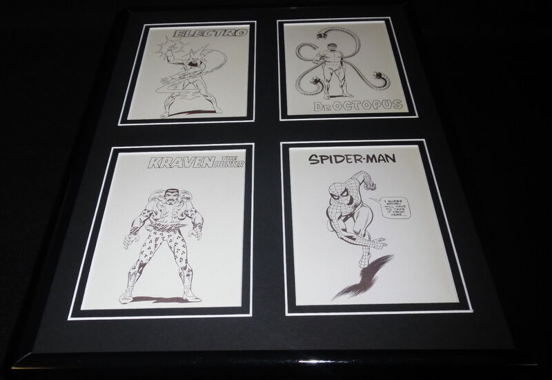 Spiderman Dr Octopus Electro Kraven Framed 11x14 Photo Display