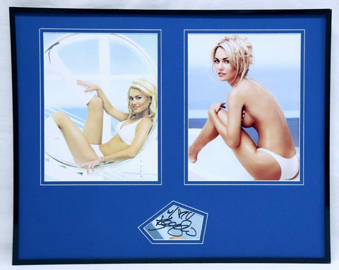 Kelly Carlson Signed Framed 16x20 Bikini Photo Set Nip Tuck