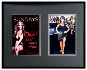 Jennifer Love Hewitt Signed Framed 16x20 The Client List Photo Poster Set