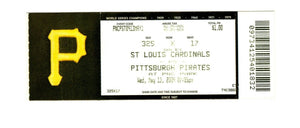 May 13 2009 St Louis Cardinals @ Pittsburgh Pirates Ticket Albert Pujols