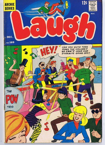 Laugh #189 ORIGINAL Vintage 1966 Archie Comics 