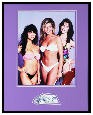 Catherine Oxenberg Signed Framed 16x20 Photo Display Swimsuit w/ cast