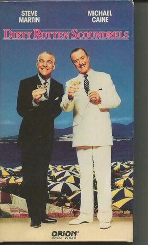 Dirty Rotten Scoundrels ORIGINAL Vintage VHS Movie Steve Martin