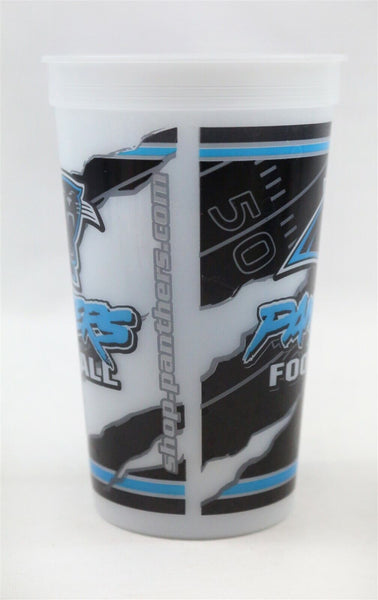 VINTAGE 2006 Carolina Panthers Plastic Drinking Glass Beer Cup 