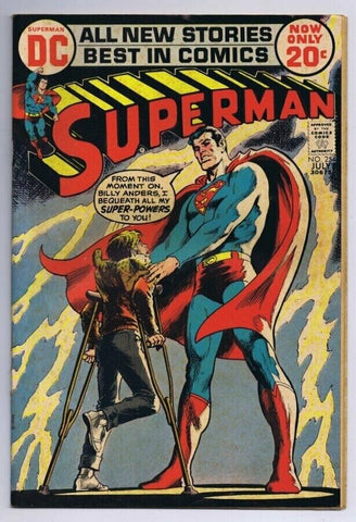 Superman #254 ORIGINAL Vintage 1972 DC Comics 