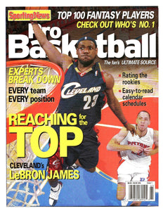 2006 Sporting News Basketball Preview Magazine Lebron James