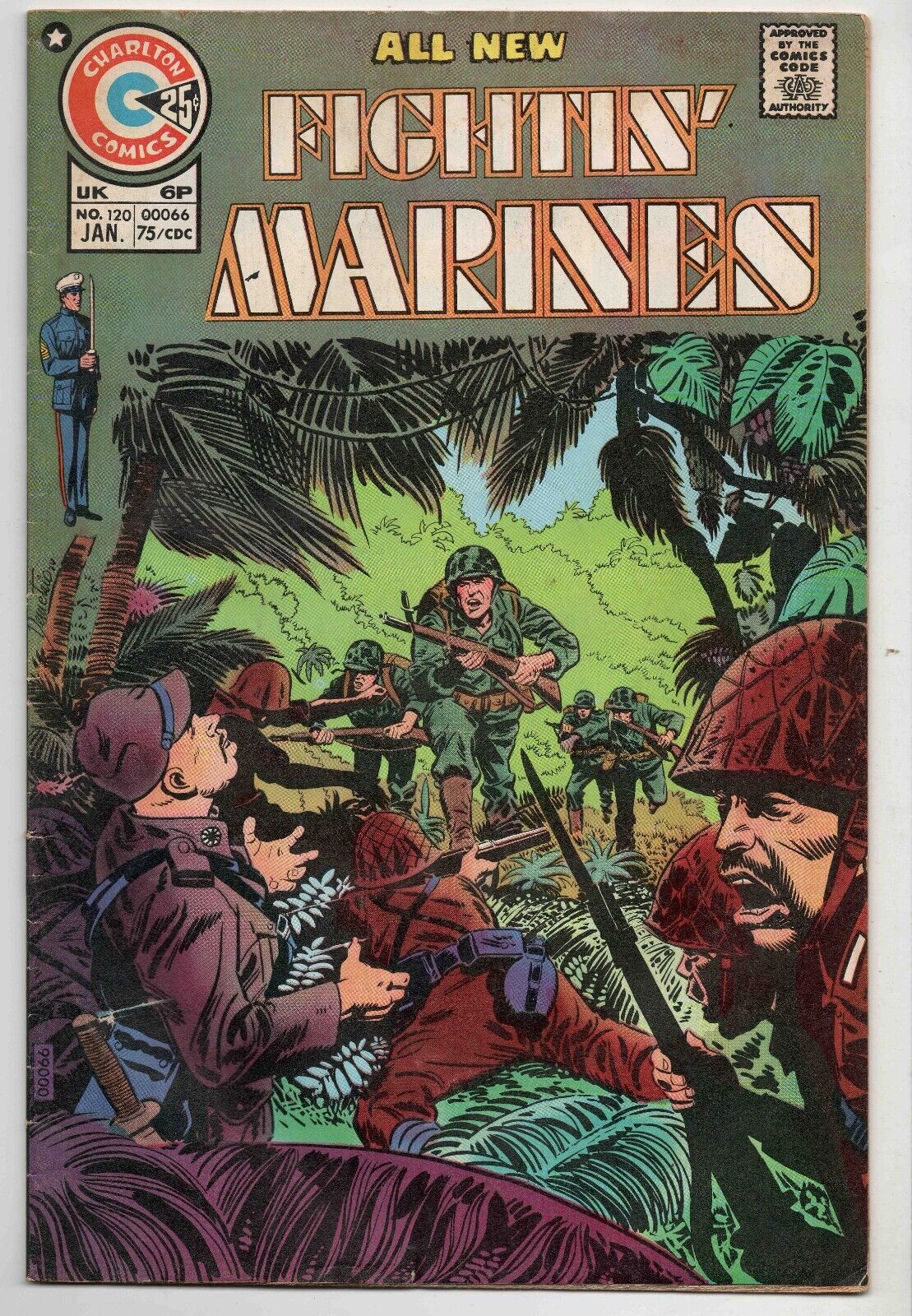 Fightin' Marines #120 VINTAGE 1975 Charlton Comics