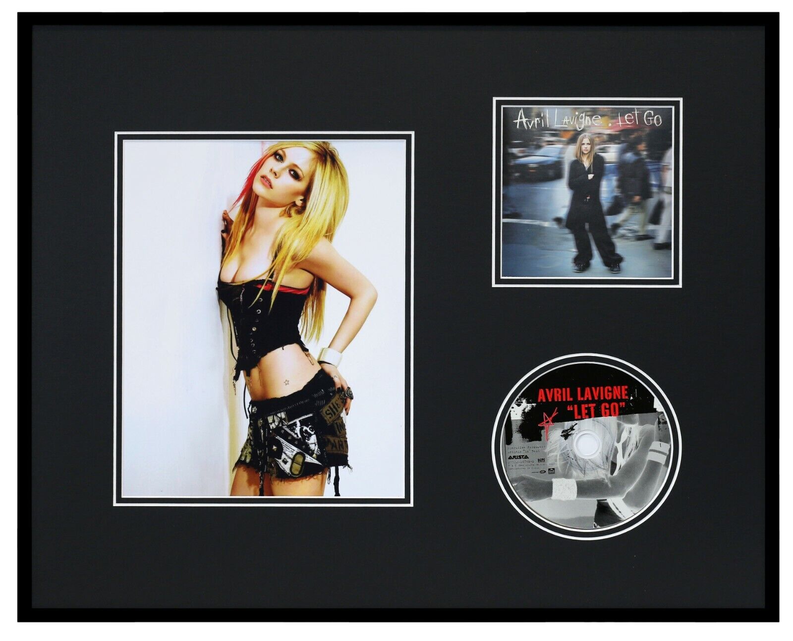 Avril Lavigne Framed 16x20 Let Go CD & Photo Display