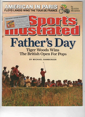 July 31 2006 Sports Illustrated Magazine Tiger Woods Father's Day British Open