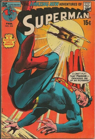 Superman #234 ORIGINAL Vintage 1971 DC Comics 