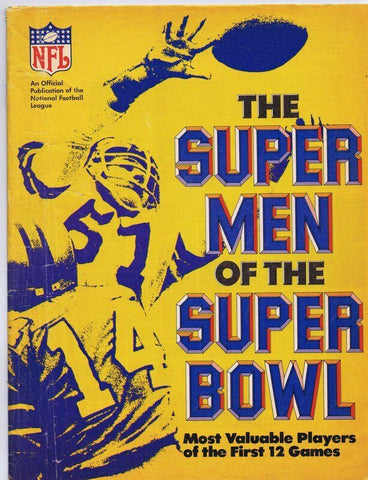 ORIGINAL Vintage 1978 NFL Super Men of the Super Bowl Magazine