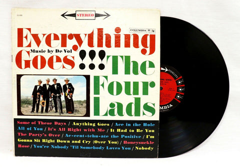 VINTAGE Four Lads - Everything Goes!!! LP Vinyl Record Album CS-8350