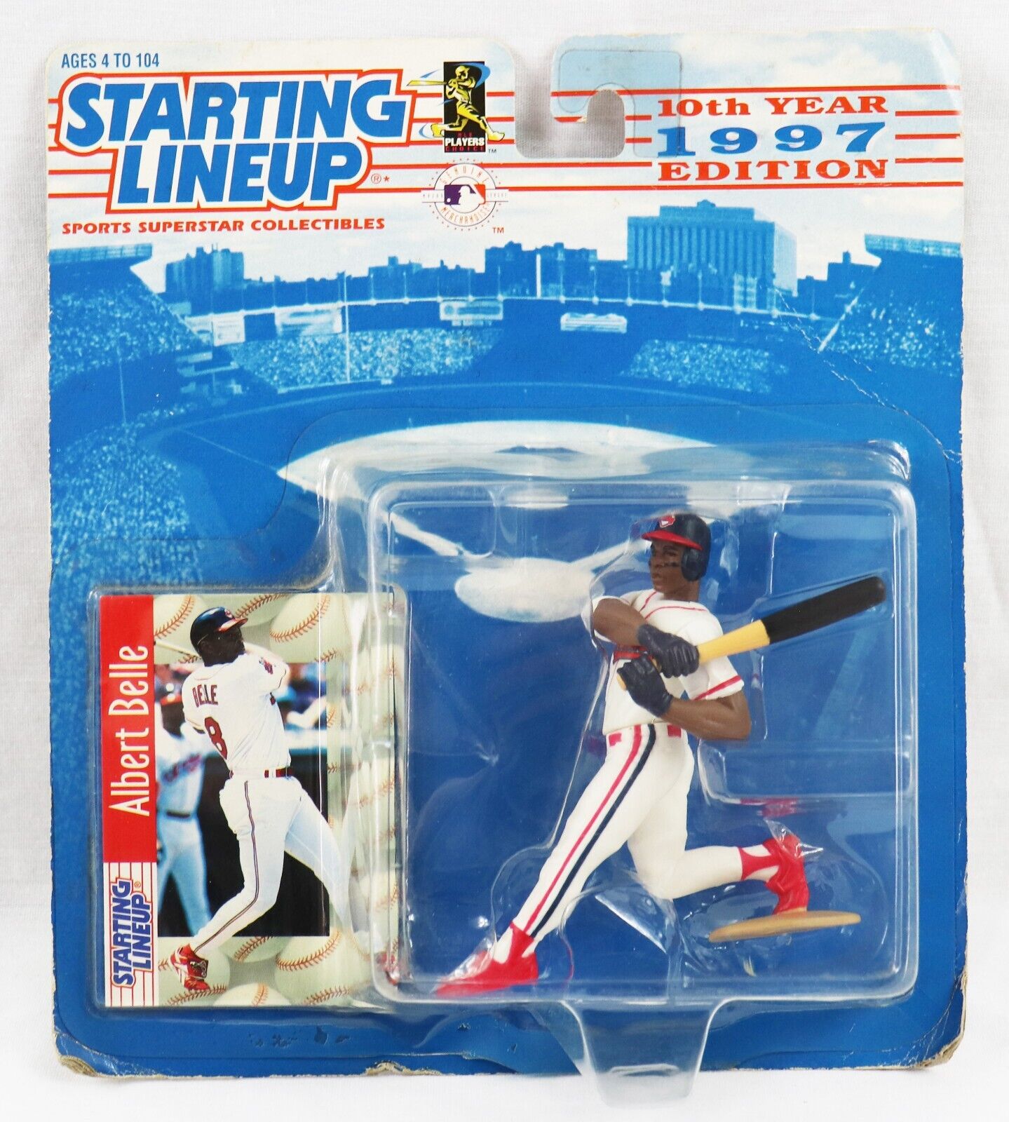 VINTAGE 1997 Starting Lineup SLU Action Figure Albert Belle Indians