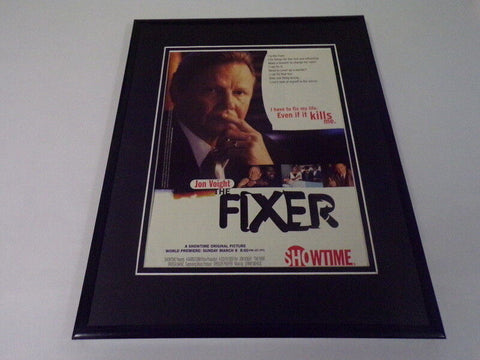 The Fixer 1998 Jon Voight 11x14 Framed ORIGINAL Vintage Advertisement 