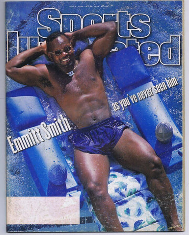 ORIGINAL Vintage July 4 1996 Sports Illustrated Magazine No Label Emmitt Smith